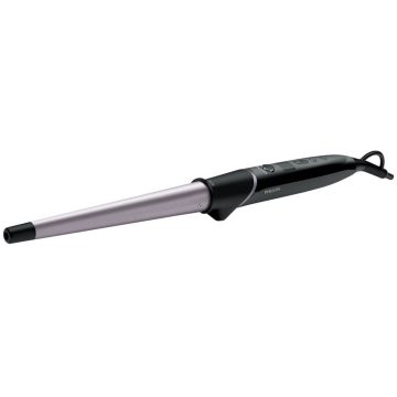 Ondulator Philips BHB872/00, 210º, Invelis titan, Negru