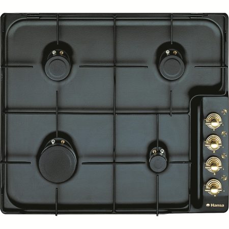 Plita incorporabila rustica Hansa BHG63100020, Gaz, 4 Arzatoare,Antracit