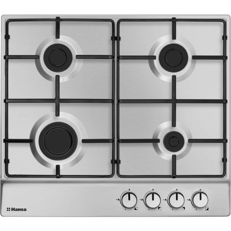 Plita incorporabila Hansa BHGI61010, Gaz, Aprindere electrica, 4 arzatoare
