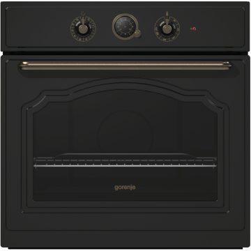 Cuptor incorporabil Gorenje BO73CLB, Electric, Multifunctional, Grill, Clasa A, Negru