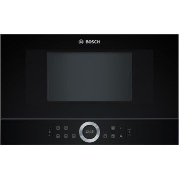 Cuptor cu microunde incorporabil Bosch BFL634GB1, 21 l, 900 W, Touch, Negru