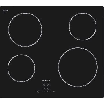 Plita incorporabila Bosch PKE611D17E, 4 zone de gatit radiante