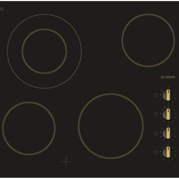 Plita incorporabila Bosch PKF619C17E, Electrica, 4 zone gatire radiante