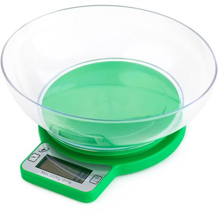Cantar electronic de bucatarie E-Boda CEB1011, 5 kg, Verde