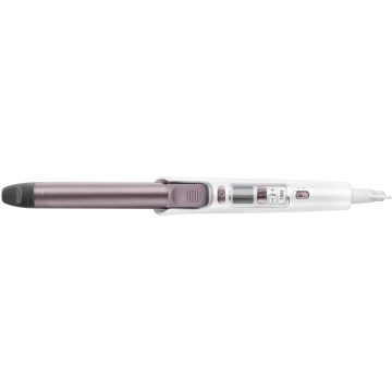 Ondulator Rowenta CF3460F0, 200º, Invelis Cashmere Keratin, Alb/Roz