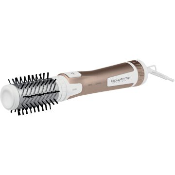 Perie rotativa Rowenta CF9520F0, 1000 W, 2 viteze, Invelis ceramic, Alb/Cupru