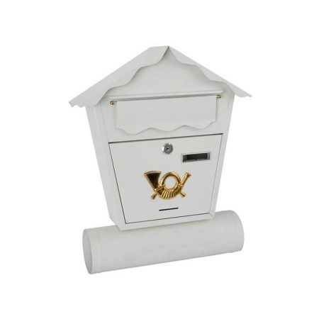 Cutie postala cu suport de ziar Strend Pro SK-252190, Alb