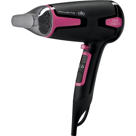 Uscator de par Rowenta Moveling+ CV3812F0, 1700 W, 2 viteze, 3 trepte temperatura, Negru/Roz