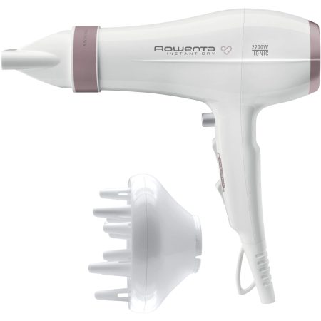 Uscator de par Rowenta CV6065F0, 2200 W, 2 viteze, 3 trepte temperatura, Alb