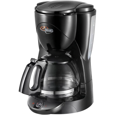 Cafetiera DeLonghi ICM2.1B, 1000 W, 1.5 l, 10 cesti, Negru