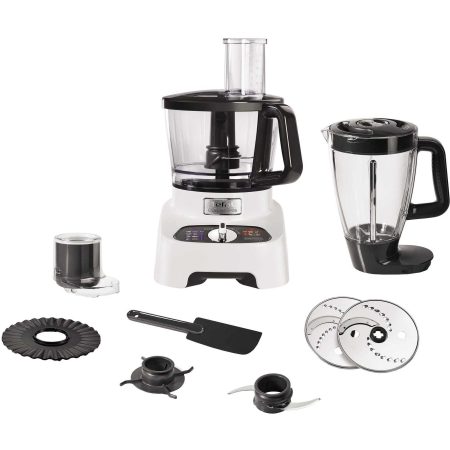 Robot de bucatarie Tefal Double Force DO822138, 1000 W, 2 viteze + Puls, bol 1.5 l, Alb