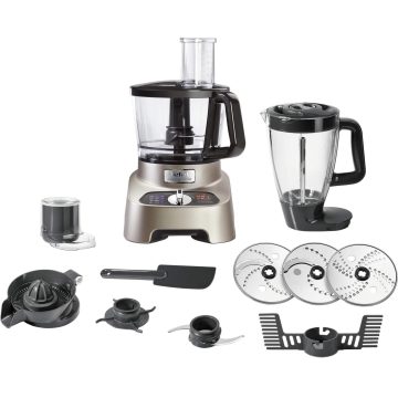 Robot de bucatarie Tefal DO824H38, 1000 W, 2 viteze + Puls, bol 1.5 l, Argintiu
