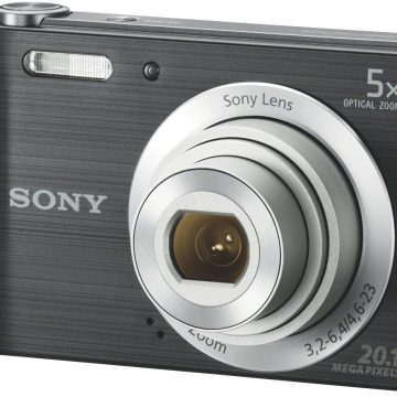 Aparat foto digital Sony DSCW800, 20MP, Negru