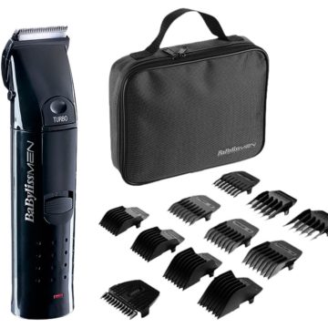 Aparat de tuns parul si barba Babyliss E707ROE, Acumulator, 3-25 mm, 22 trepte, Negru