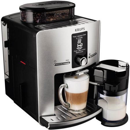 Espressor automat Krups EA829E10, 1450 W, 1.7 L, 15 bar, Argintiu