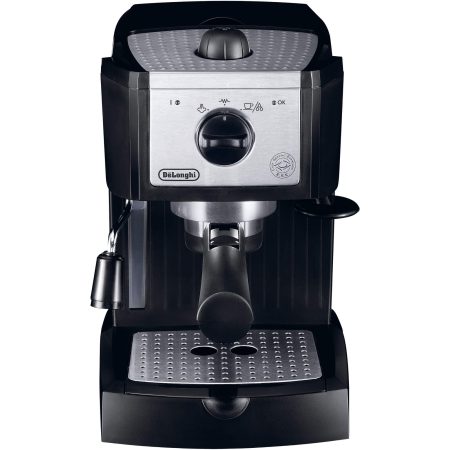 Espressor manual DeLonghi EC156.B, 1100 W, 1 L, 15 bar, Negru