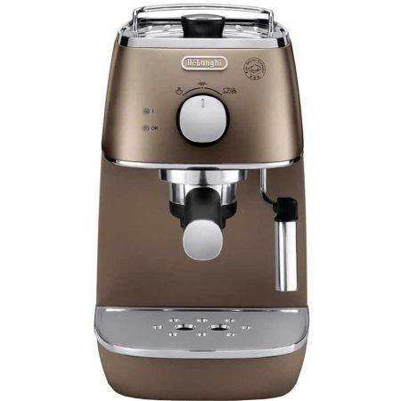 Espressor manual DeLonghi Distinta ECI341.BZ, 1100 W, 1 L, 15 bar, Bronz