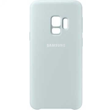 Carcasa de protectie Silicone Cover Samsung pentru Galaxy S9, Albastru