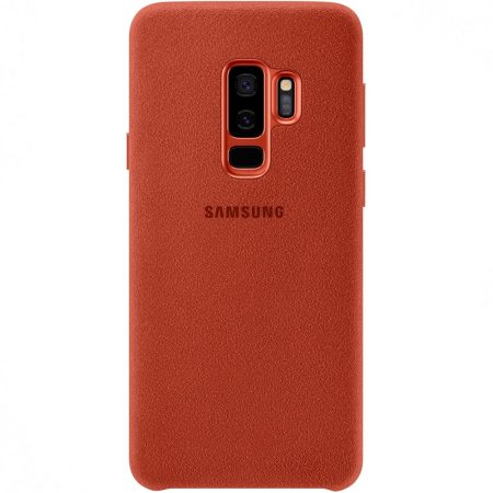 Carcasa de protectie Alcantara Cover Samsung pentru Galaxy S9 Plus, Rosu