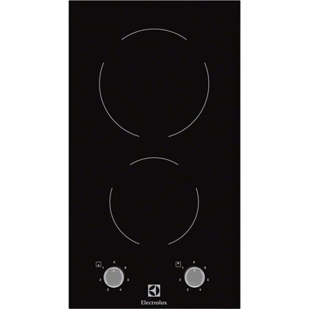 Plita incorporabila Electrolux Domino EHF3920BOK, Vitroceramica, 2 zone de gatit