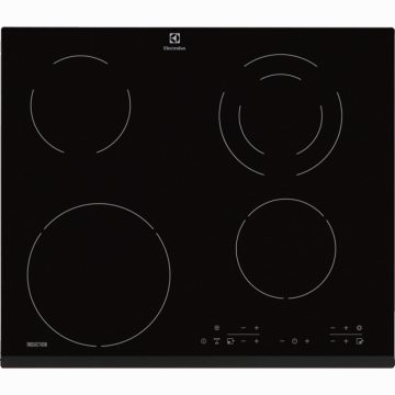 Plita incorporabila mixta Electrolux EHG46341FK, Inductie/Electrica, 4 zone de gatit