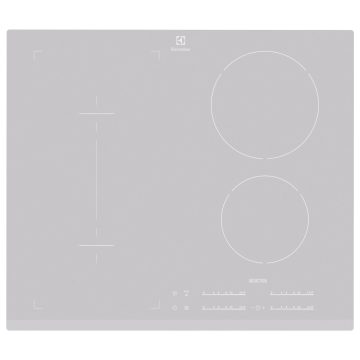 Plita incorporabila Electrolux EHI6540FOS, Inductie, 4 Zone de gatit, 59 cm, Argintiu