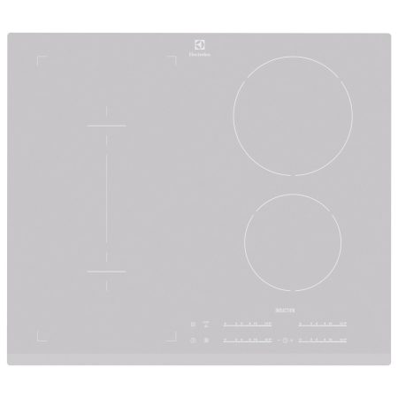 Plita incorporabila Electrolux EHI6540FOS, Inductie, 4 Zone de gatit, 59 cm, Argintiu