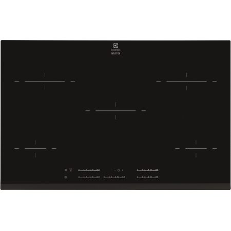 Plita incorporabila Electrolux EHL8550FHK, Inductie, Booster 5 zone, Touch control, 78 cm, Negru