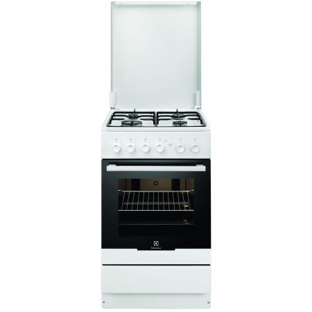 Aragaz pe Gaz Electrolux EKG51151OW, Grill, 4 arzatoare