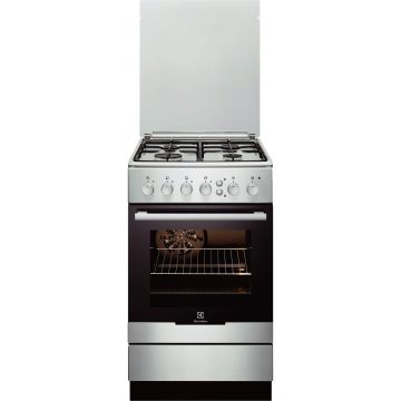 Aragaz pe Gaz Electrolux EKG51351OX, Grill, 4 arzatoare