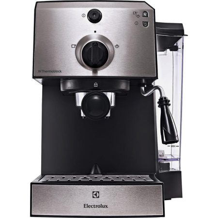 Espressor manual Electrolux EEA111, 1250 W, 1.25 L, 15 bar, Argintiu