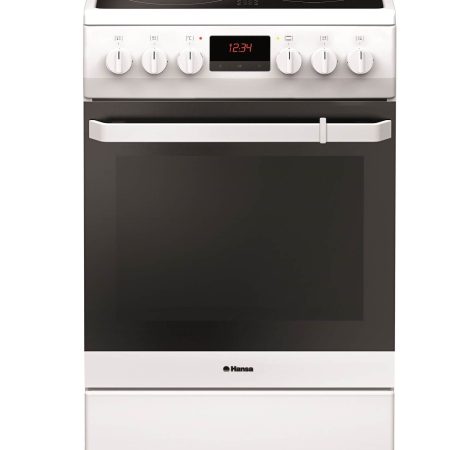 Aragaz electric Hansa FCCW58209, 4 zone gatit, Grill, A