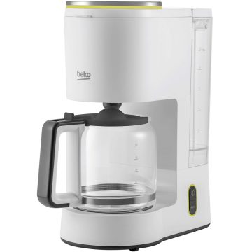 Cafetiera Beko Foodster FCM1321W, 1000 W, 10 cesti, Alb