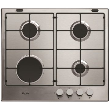 Plita incorporabila Whirlpool GMA 6411/IX, Gaz, 4 arzatoare