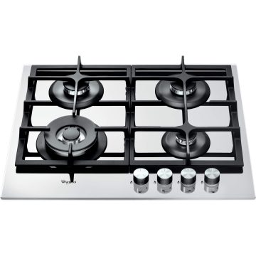 Plita incorporabila Whirlpool GOA 6425 WH, Gaz, 4 arzatoare