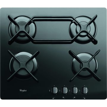 Plita incorporabila Whirlpool GOR 6416/NB, Gaz, 4 arzatoare