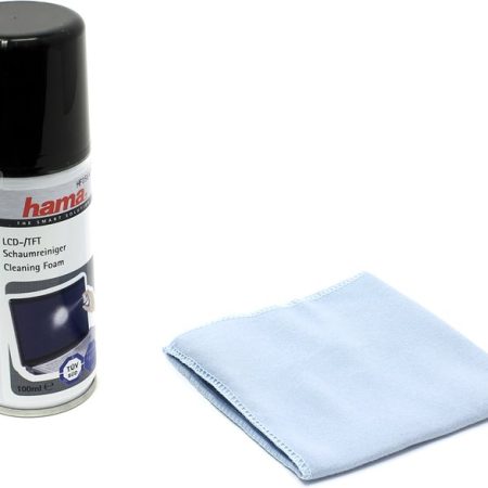 Kit de curatare Hama 53079: spuma curatare si laveta microfibra