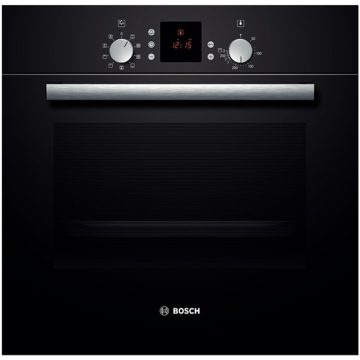 Cuptor incorporabil Bosch HBN539S5, Electric, 66 l, Convectie, Curatare catalitica, Clasa A, Sticla neagra