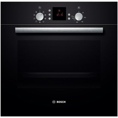 Cuptor incorporabil Bosch HBN539S5, Electric, 66 l, Convectie, Curatare catalitica, Clasa A, Sticla neagra