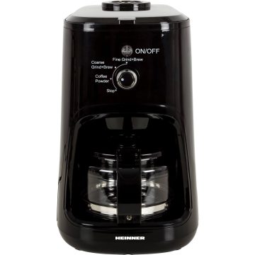 Cafetiera Heinner HCM-900RBK, 900 W, 0.6 l, Negru