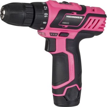 Masina de gaurit cu acumulator Heinner, VBB003, 1500 RPM, Mandrina 10 mm