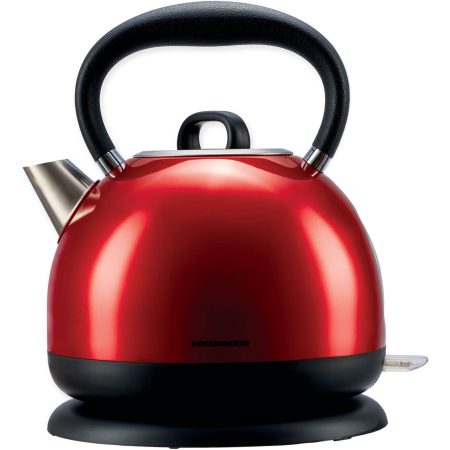Fierbator Heinner HEK-2200RDIX, 2200 W, 1.7 l, Negru/Rosu