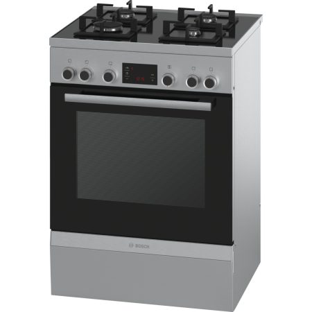 Aragaz mixt Bosch HGD747355F, Cuptor electric, Grill, 4 arzatoare