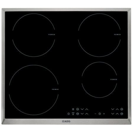 Plita incorporabila AEG HK634200XB, Inductie, 4 zone de gatit, Touch control