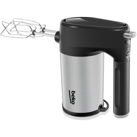 Mixer de mana Beko HMM7350X, 350 W, 5 viteze, Argintiu