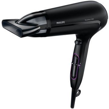 Uscator de par Philips HP8230, 2100 W, 2 viteze, 2 trepte temperatura, Negru