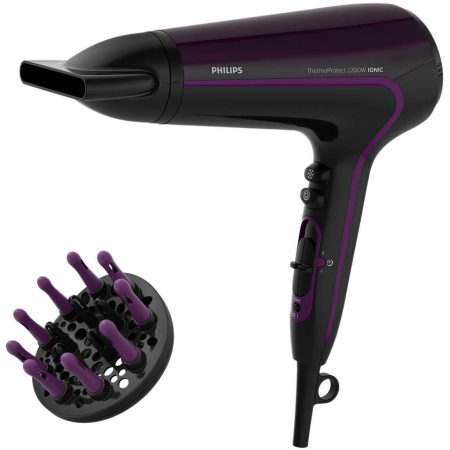 Uscator de par Philips HP8233/00, 2200 W, 2 viteze, 2 trepte temperatura, Mov