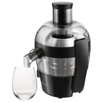 Storcator de fructe si legume Philips HR1832/02, 500 W, 0.5 l, Negru