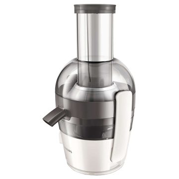 Storcator de fructe si legume Philips HR1855/80, 700 W, 0.8 l, Alb/Negru