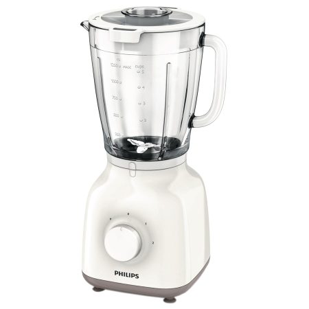 Blender Philips Daily Collection HR2105/00, 400 W, 1.25 l, 2 viteze, Alb